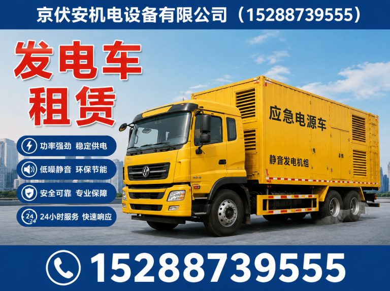 周口发电机出租展示图